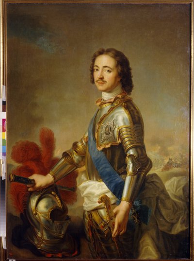 صورة لبيتر الأول قيصر روسيا العظيم (1672-1725) بواسطة جان مارك ناتييه