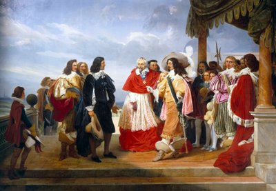 قدم الكاردينال ريشيليو رسامًا فرنسيًا قادمًا من روما إلى لويس الثالث عشر ملك فرنسا. بواسطة جان الو