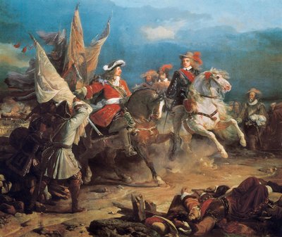 حرب الخلافة الاسبانية رسم جان ألوكس بواسطة جان الو