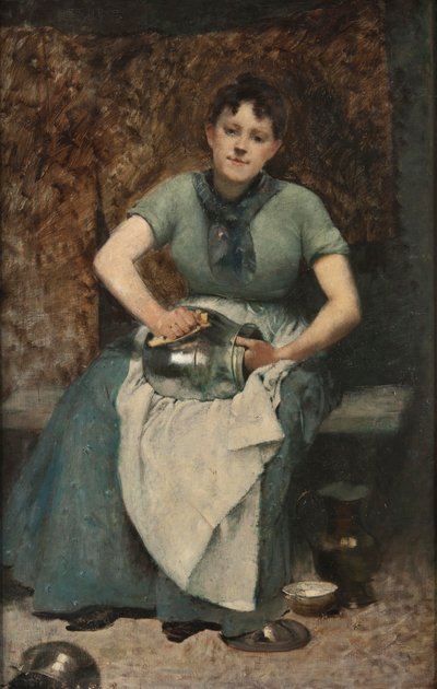 الخادم ، c.1875-90 بواسطة جان ألكسندر جوزيف فالجوير