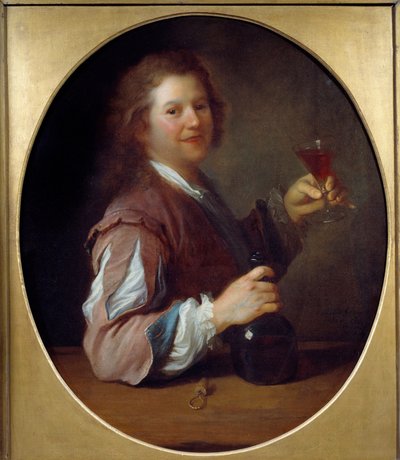 صورة للفنان في شارب لوحة جان أليكسيس جريمو (1680-1740) 1724 شمس. 1x0،85 م بواسطة جان ألكسيس غريمو