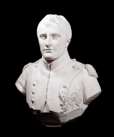 تمثال نصفي للإمبراطور نابليون الأول (1769-1821) تمثال جان أنطوان هودون (1741-1828) 1808 فرساي ، متحف القصر بواسطة جان انطوان هدون