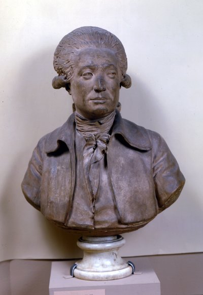 تمثال نصفي ماري جان أنطوان نيكولاس دي كاريتات (1743-1794) ماركيز دي كوندورسيت ، 1785 بواسطة جان انطوان هدون