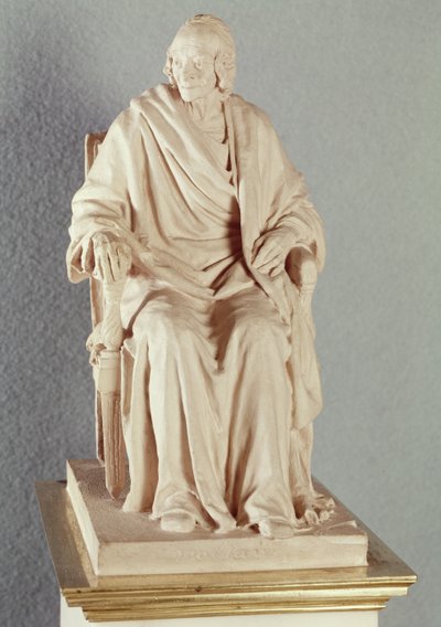 فرانسوا ماري أرويت فولتير (1694-1778) 1778 (رخام) بواسطة جان انطوان هدون
