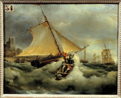 وقت سيء. لوحة لثيودور جودين (1802-1880) بواسطة جان أنطوان ثيودور جودين
