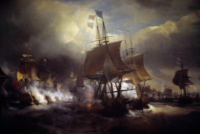 حرب الاستقلال الأمريكية: "" Battle naval d