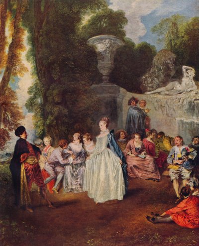 فيتس فينيتيانز ، c1718 ، 1938 بواسطة جان أنطوان واتو