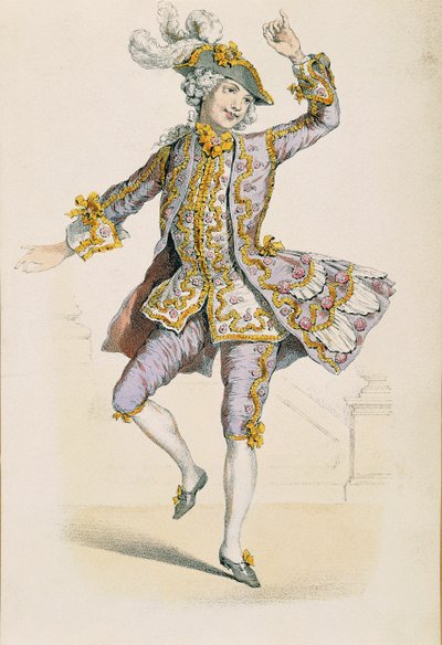 Gallant Farmer, from drawing by Jean Antoine Watteau بواسطة جان أنطوان واتو