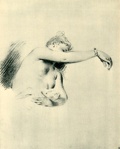 عارية مع رفع الذراع اليمنى ، 1717-1718 ، 1943. بواسطة جان أنطوان واتو