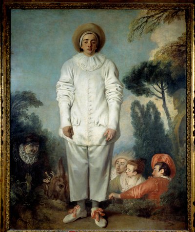 Pierrot, once called Gilles. (Pedrolino in the Commedia dell