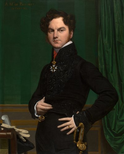 أميدي ديفيد ، كونت دي باستوريت ، 1823-1826. بواسطة جان أوغست دومينيك إنجرس