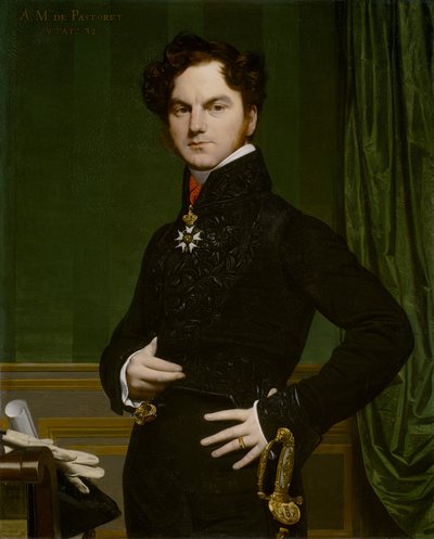 أميدي ديفيد ، كونت دي باستوريت ، 1823-26 بواسطة جان أوغست دومينيك إنجرس