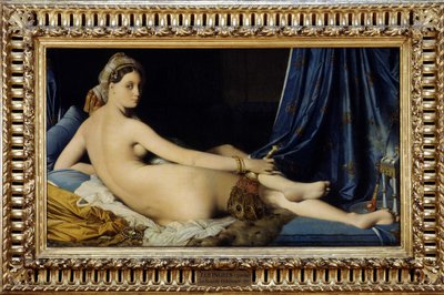 La Grande Odalisque - بقلم إنجرس بواسطة جان أوغست دومينيك إنجرس