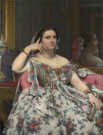 مدام مويتيسييه. 1856 بواسطة جان أوغست دومينيك إنجرس