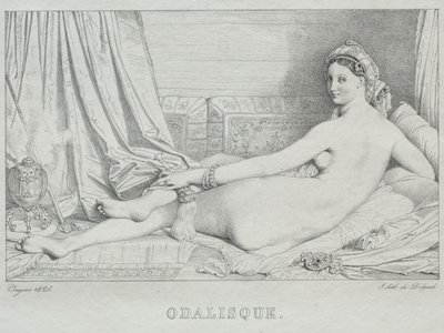 أوداليسك ، 1825. بواسطة جان أوغست دومينيك إنجرس