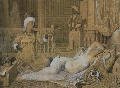 Odalisque مع عبد ، 1858 بواسطة جان أوغست دومينيك إنجرس