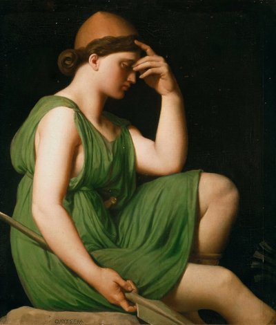 أوديسيوس. دراسة لانتصار هوميروس ، ج. 1850. بواسطة جان أوغست دومينيك إنجرس