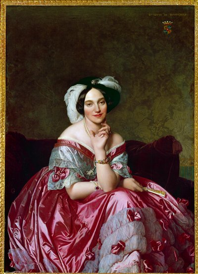 صورة للبارونة بيتي دي روتشيلد. لوحة لجين أوغست دومينيك إنجرس (1780-1867) بواسطة جان أوغست دومينيك إنجرس