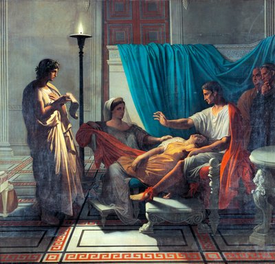 فيرجيل قراءة Aeneid إلى أوغسطس وأوكتافيا وليفيا ، بواسطة جان أوغست دومينيك إنجرس بواسطة جان أوغست دومينيك إنجرس