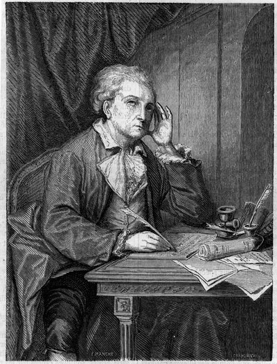 صورة لنيكولاس ألكسندر ديزيدي الملحن الفرنسي (1740-1792) نقش على صورة لجروز. بواسطة جان بابتيست (بعد) غريوز