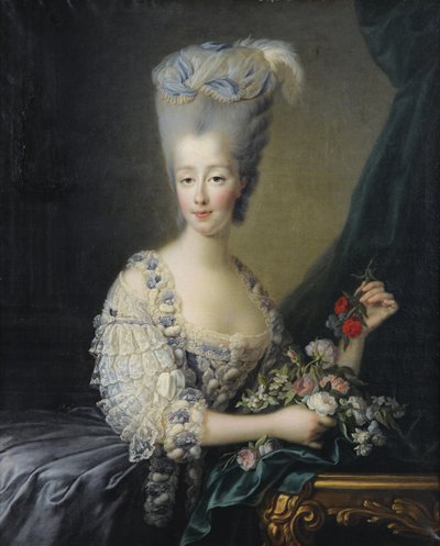 الأميرة ماريا تيريزا من سافوي 1756-1805 ، كونتيسة أرتوا بواسطة جان بابتيست أندريه غوتييه داجوتي
