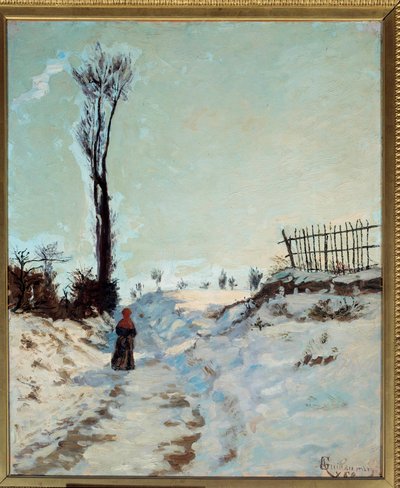 مسار مجوف ، تأثير ثلجي رسم لجين بابتيست أرماند غيلومين (1841-1927) 1869 صن. 0،66 x 0،55 م باريس ، متحف أورسيه بواسطة جان بابتيست أرماند جيومين