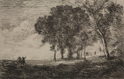المناظر الطبيعية الإيطالية ، ج. 1865. بواسطة جان بابتيست كميل كوروت