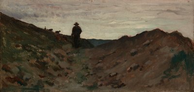 أفقي مع الشكل بواسطة Jean-Baptiste-Camille Corot