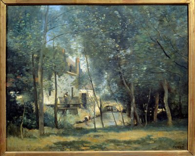 لو مولين دو سان نيكولا ليز أراس لوحة لكاميل كورو (1796-1875) 1874 صن. 0.65x0.81 م باريس ، متحف أورساي بواسطة جان بابتيست كميل كوروت