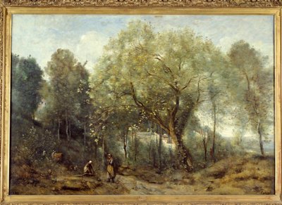 لو كاتالبا ، تذكار من مدينة أفراي لوحة لكاميل كورو (1796-1875) 1869 صن. 0،93x1،33 م باريس ، متحف أورسيه بواسطة جان بابتيست كميل كوروت