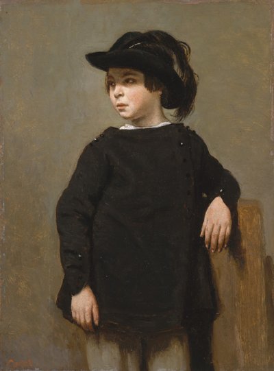 صورة لطفل ، كاليفورنيا. 1835. بواسطة جان بابتيست كميل كوروت