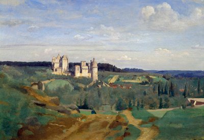 قلعة بيريفوندس لوحة لكاميل كورو (1796-1875) 1834 كيمبر ، متحف الفنون الجميلة بواسطة جان بابتيست كميل كوروت