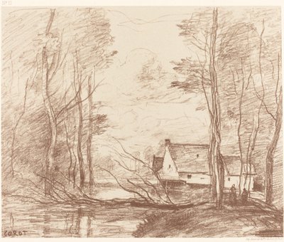 طاحونة كوينسي ، بالقرب من دواي لو مولان دي كوينسي ، بالقرب من دواي ، 1871. بواسطة جان بابتيست كميل كوروت