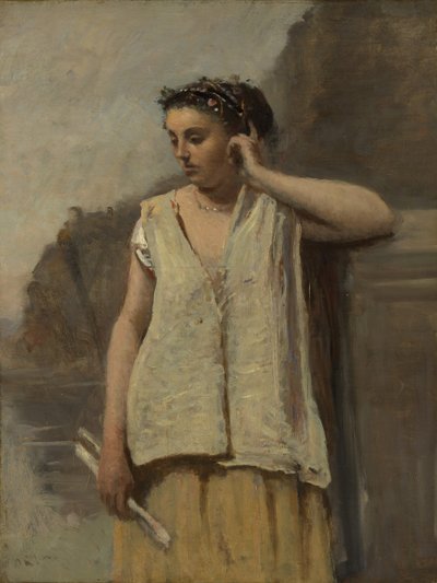 The Muse: التاريخ ، كاليفورنيا. 1865. بواسطة جان بابتيست كميل كوروت