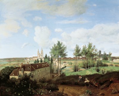 منظر لسواسون ، بقلم جان بابتيست كميل كورو (1796-1875) ، 80 × 100 سم. بواسطة جان بابتيست كميل كوروت