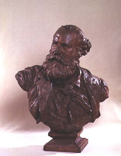 تمثال نصفي لتشارلز جونود (1818-93) حوالي 1874 (برونزي) بواسطة جان بابتيست كاربو