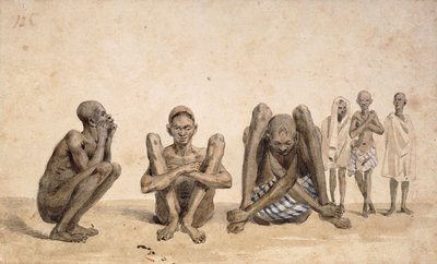 سكان ريو جانيرو السود، حوالي 1825-1825 (لوحة مائية) بواسطة جان بابتيست ديبرت