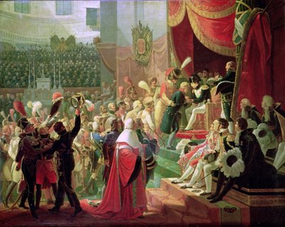 التوزيع الأول لصليب جوقة الشرف في كنيسة Invalides ، 14 يوليو 1804 ، 1812 بواسطة جان بابتيست ديبرت