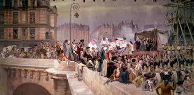 غادر المتطوعون للجيش في عام 1792. رسم إدوارد ديتايل (1848-1912) بواسطة جان بابتيست إدوارد التفاصيل