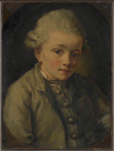 موزارت بواسطة Jean-Baptiste Greuze