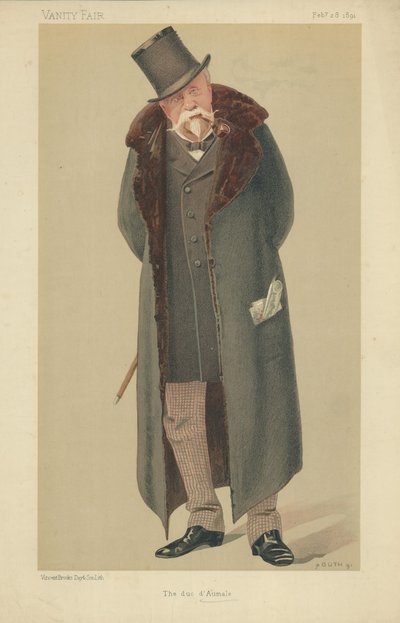 الأمير Henri D&39;Orleans ، The Duc D&39;Aumale بواسطة جان بابتيست جوث