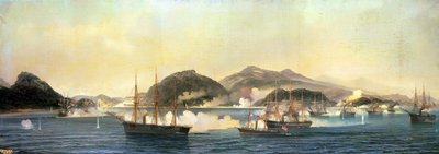معركة شيمونوسيكي الثانية ، 5 سبتمبر 1864 ، 1868 بواسطة جان بابتيست هنري دوراند براجر