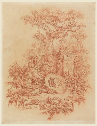رعوي بواسطة Jean Baptiste Huet