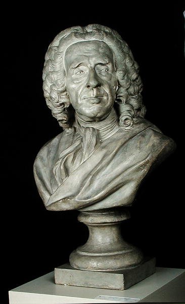 تمثال نصفي برنارد لو بوفييه دي فونتينيل (1657-1757) بواسطة جان بابتيست الثاني ليموين