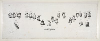 أسماء وزراء مؤتمر فيينا ، عام 1815 ، حانة. 1815 بواسطة جان بابتيست إيسابي