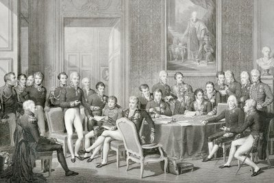 Participants at the Congress of Vienna in 1814-1815 بواسطة جان بابتيست إيسابي