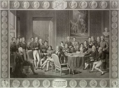 The Congress of Vienna بواسطة جان بابتيست إيسابي