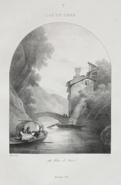 رحلة إلى إيطاليا عام 1822 بواسطة Jean-Baptiste Isabey