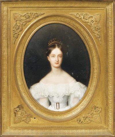 الأميرة كليمنتين أورليانز 1817-1907 ، أميرة ساكس كوبورغ وجوثا ، 1830 بواسطة جان بابتيست جوزيف دوتشيسن