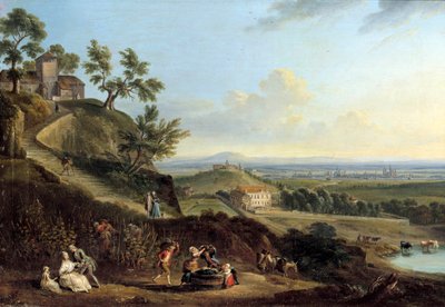 رسم المناظر الطبيعية لجان بابتيست لالاماند (1710-1803) بواسطة جان بابتيست لالماند